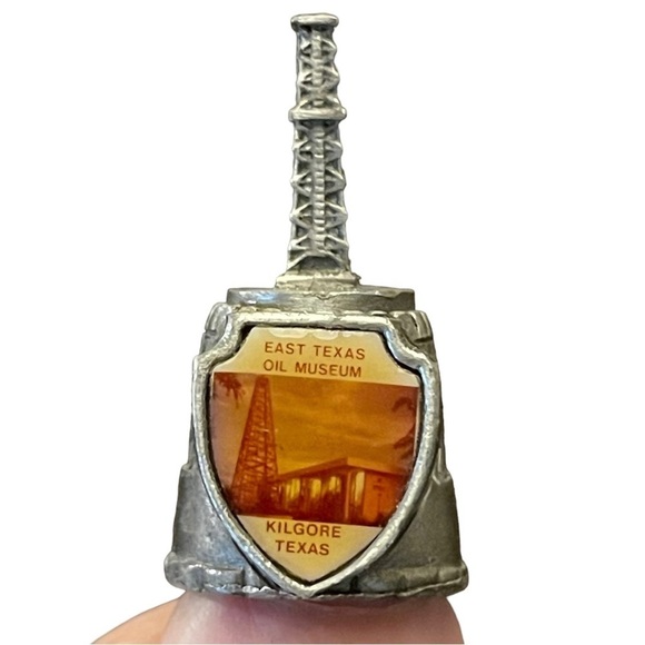 LOT of 6 Texas Themed Souvenir Thimbles - Picture 7 of 13